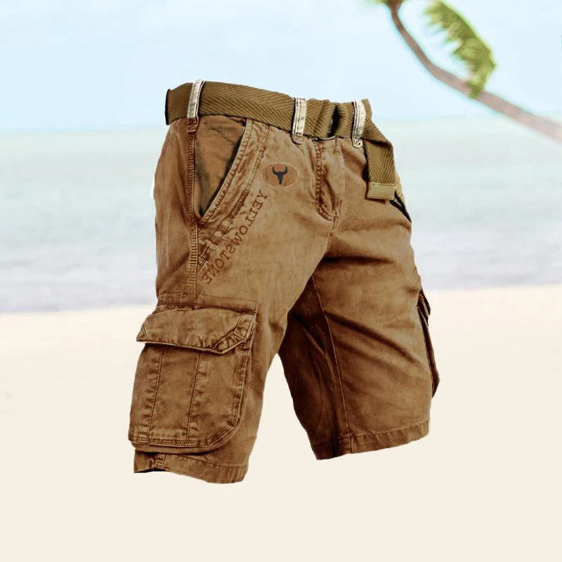 DazzleSport Men's Bull Cargo Shorts