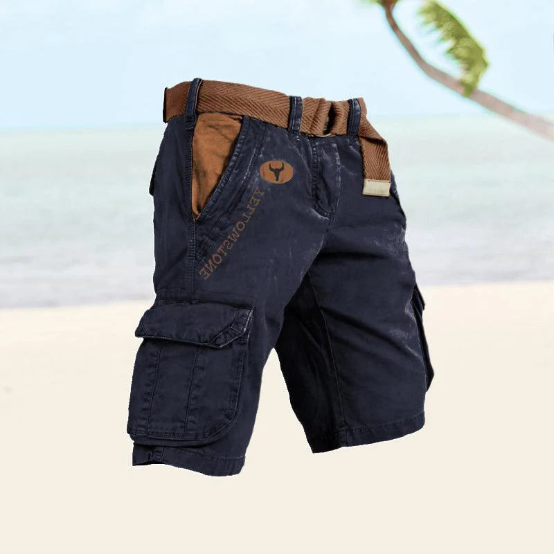 DazzleSport Men's Bull Cargo Shorts