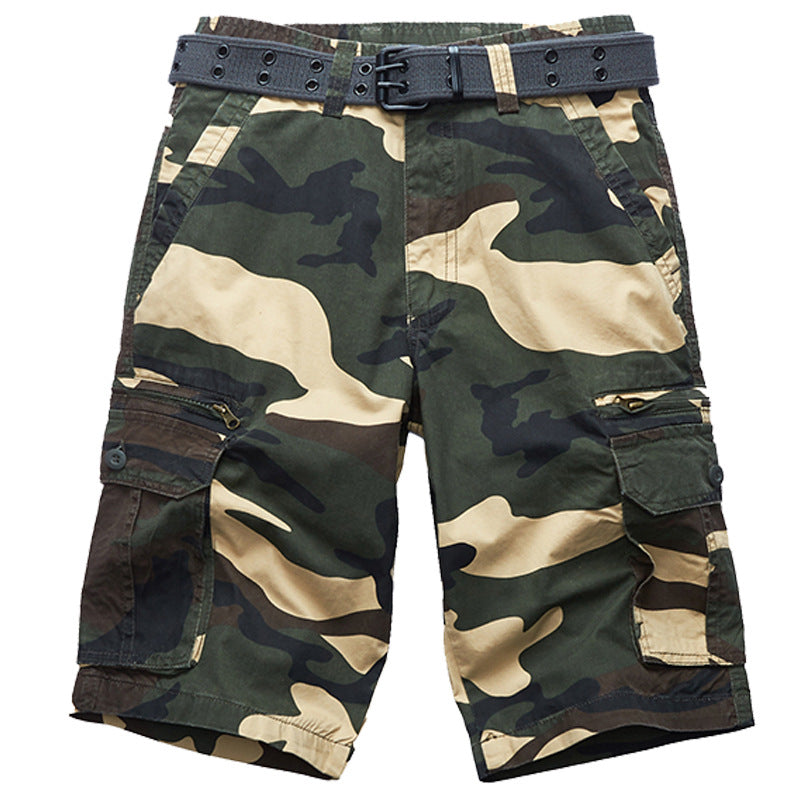 DazzleSport Casual Beach Camouflage Cotton Men's Shorts