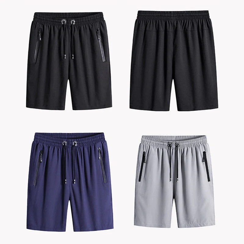 DazzleSport Men's Plus Size Ice Silk Stretch Shorts