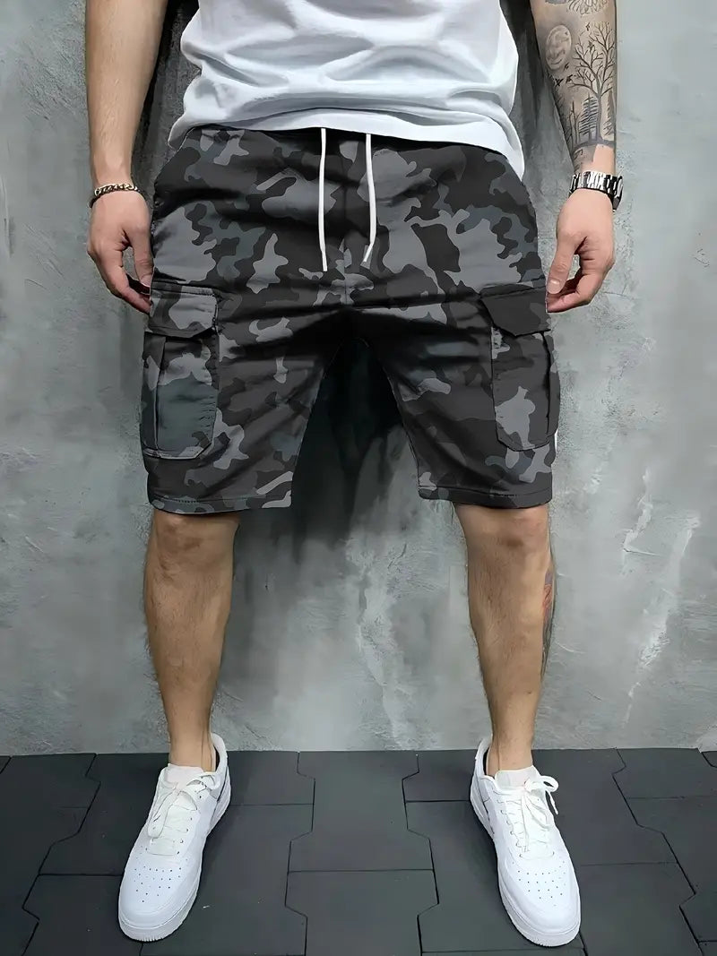 DazzleSport Camouflage Loose Large Size Casual Shorts