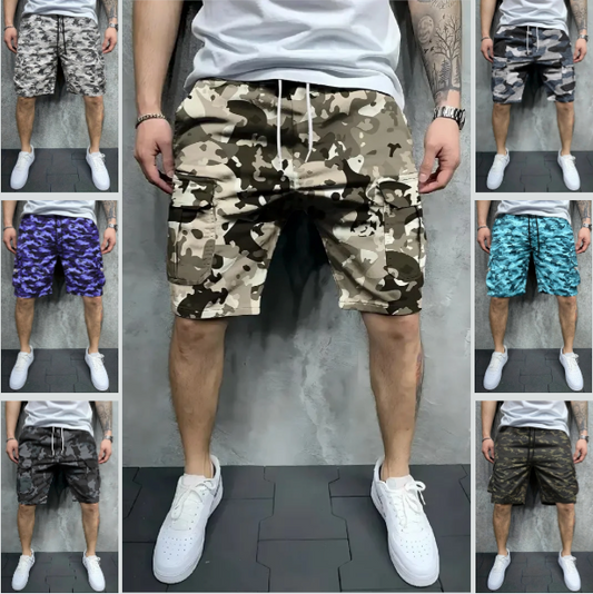 DazzleSport Camouflage Loose Large Size Casual Shorts