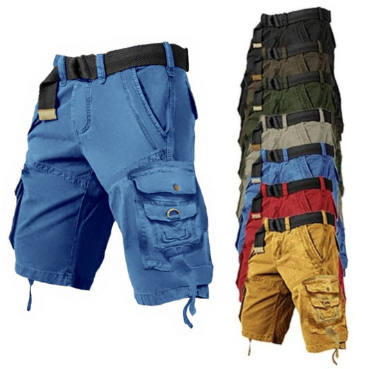 DazzleSport Mens Cargo Shorts Multi Pockets Cargo Shorts