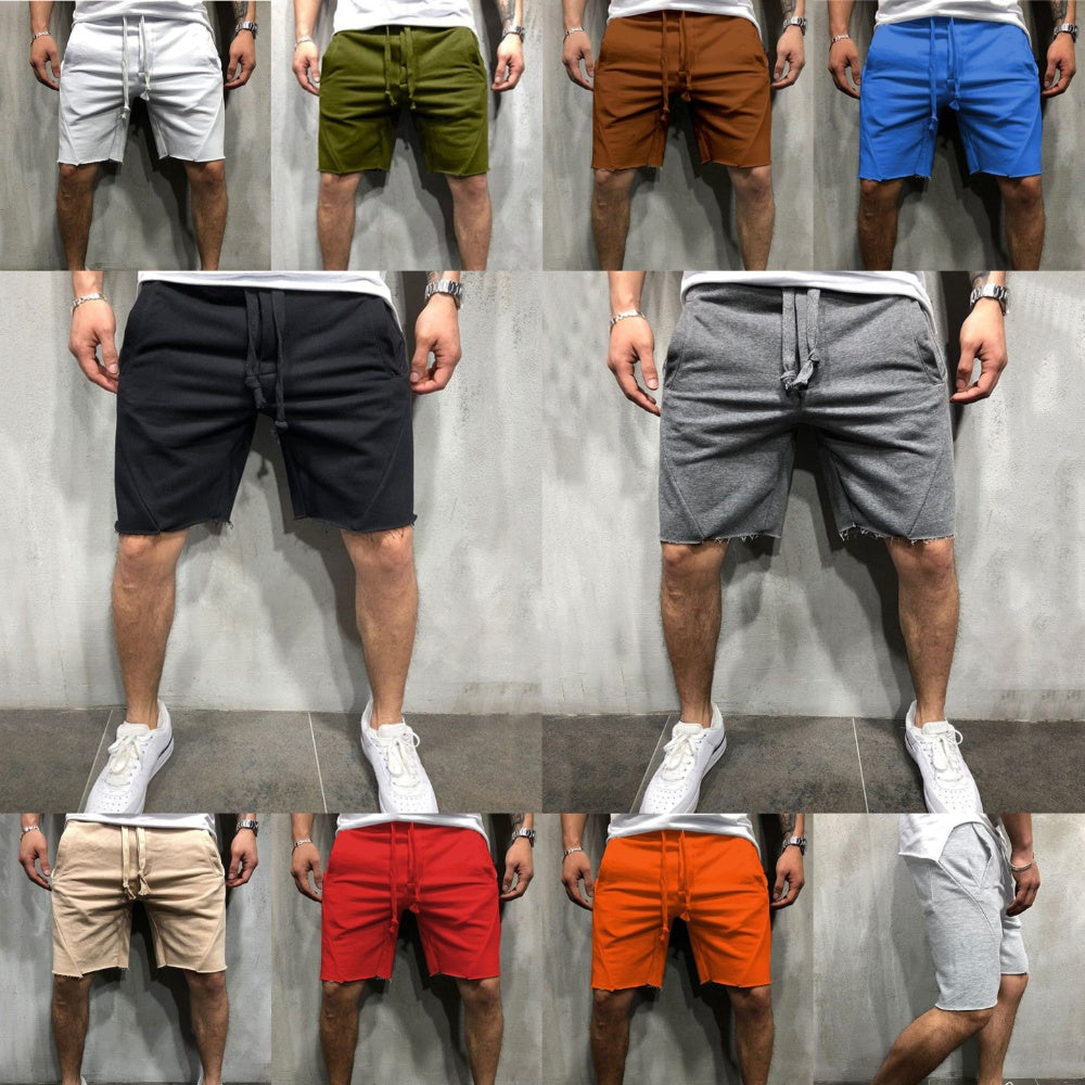 DazzleSport Loose Plain Elastic Waist Shorts
