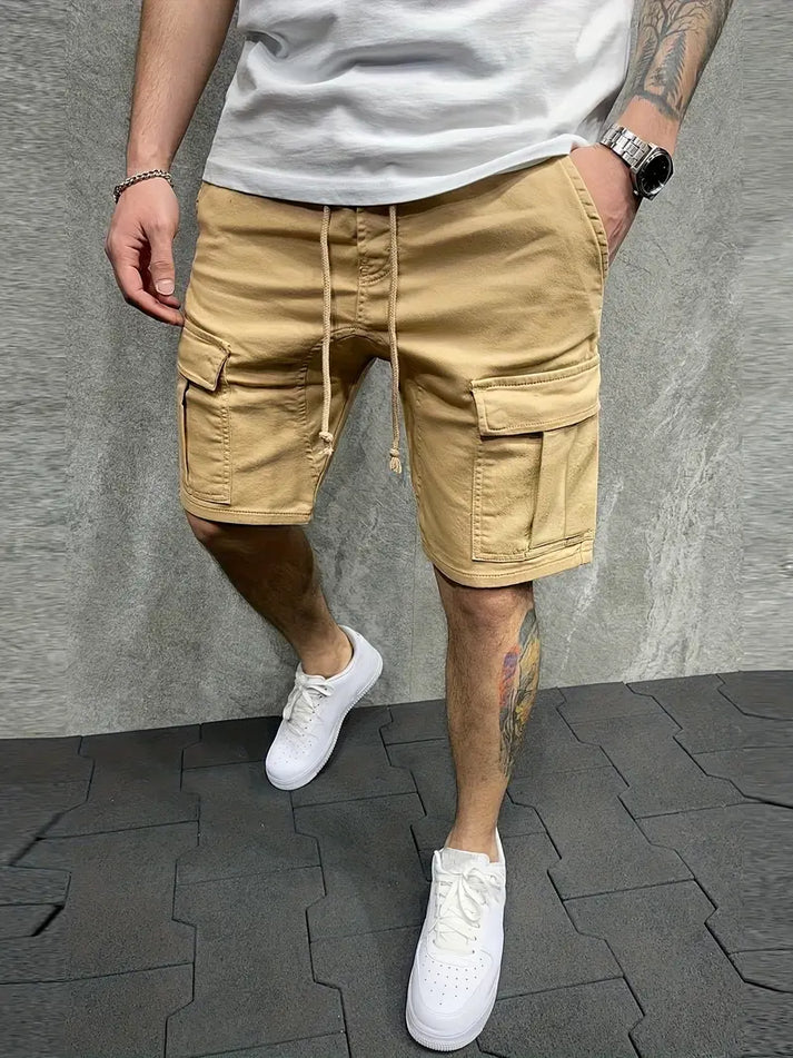 DazzleSport Casual Stretch Loose Cargo Shorts