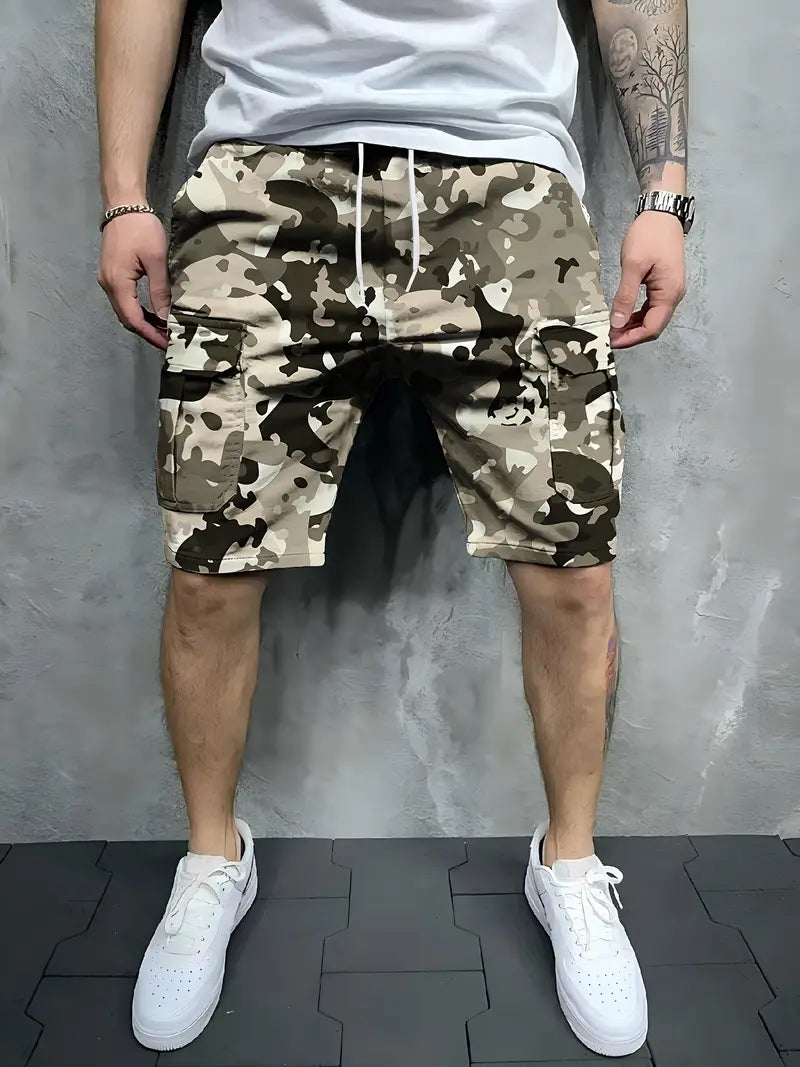 DazzleSport Camouflage Loose Large Size Casual Shorts