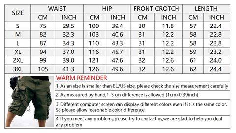 DazzleSport Casual Multi-pocket Sport Outdoor Mens Shorts