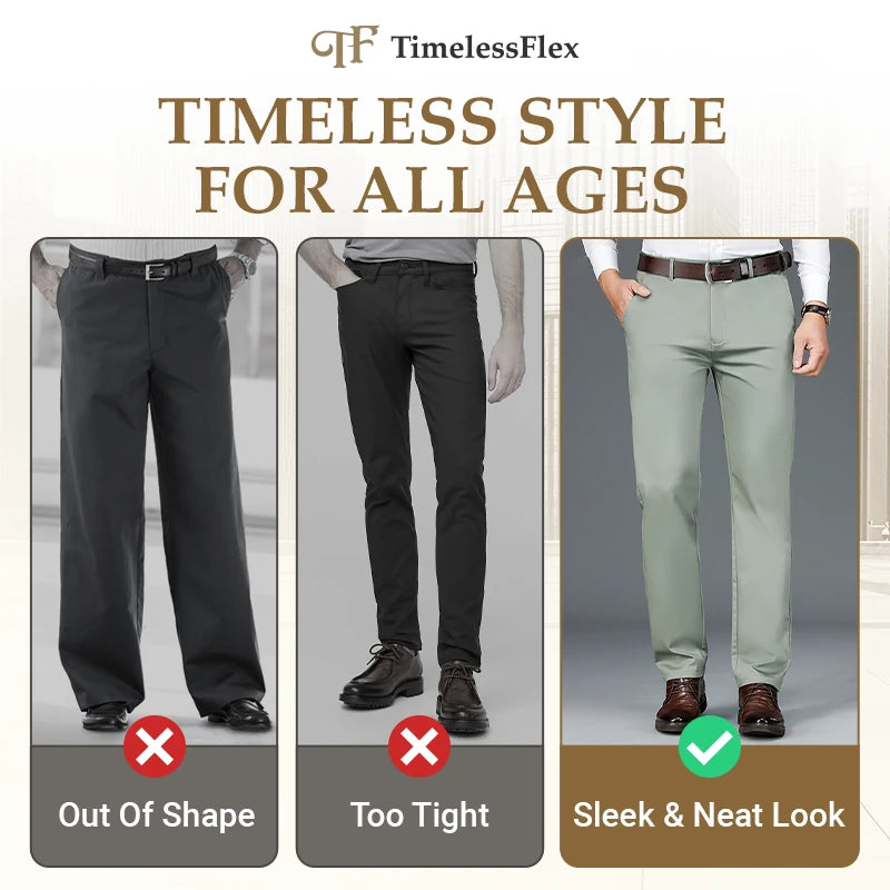 DazzleSport Men's High Stretch Straight Fit Pants