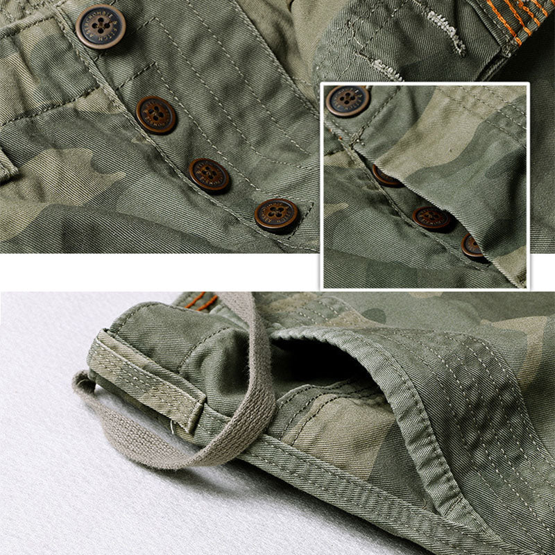 DazzleSport Casual Camo Large Pocket Men's Shorts