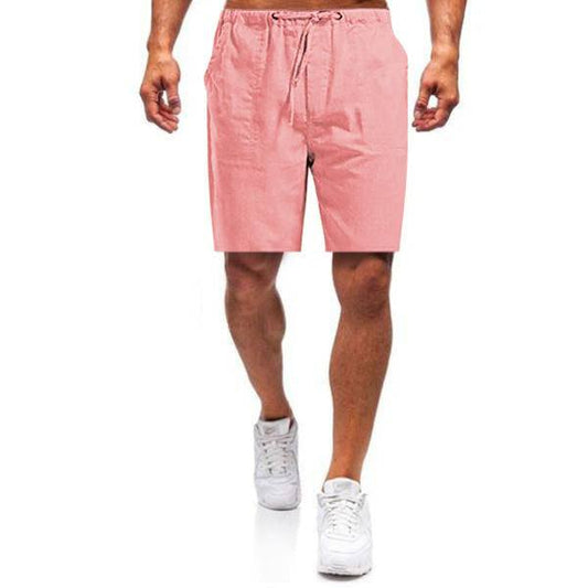 DazzleSport Men's linen loose casual shorts