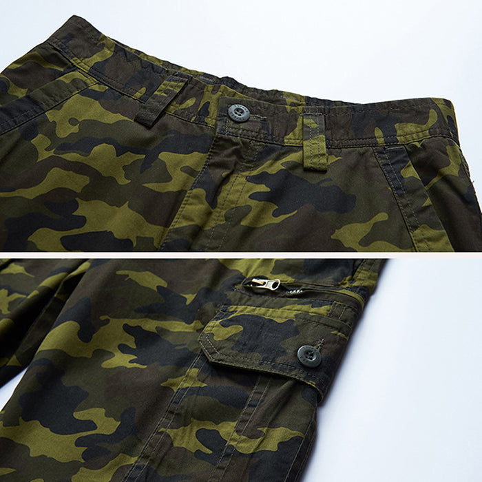 DazzleSport Casual Beach Camouflage Cotton Men's Shorts
