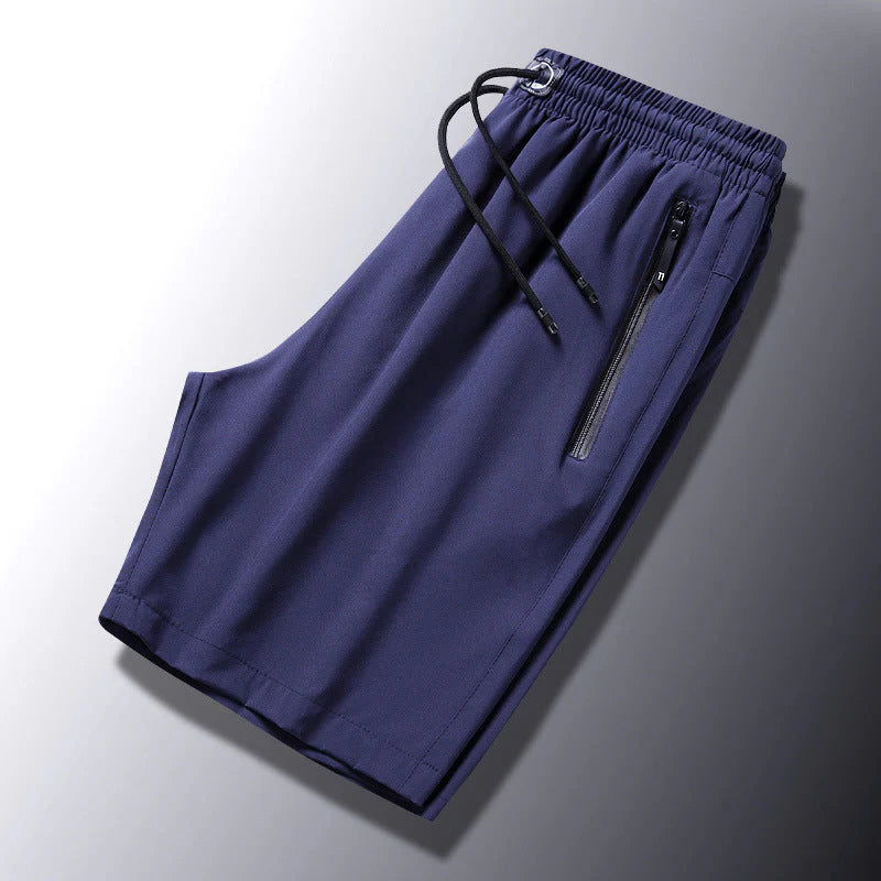 DazzleSport Men's Plus Size Ice Silk Stretch Shorts
