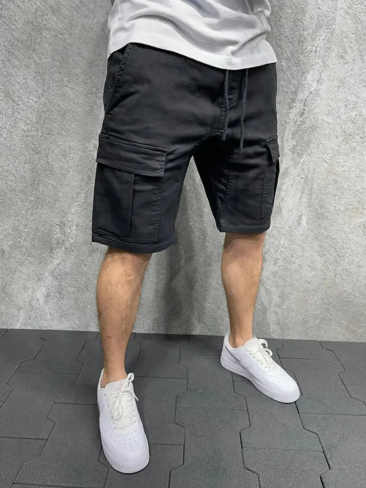 DazzleSport Casual Stretch Loose Cargo Shorts