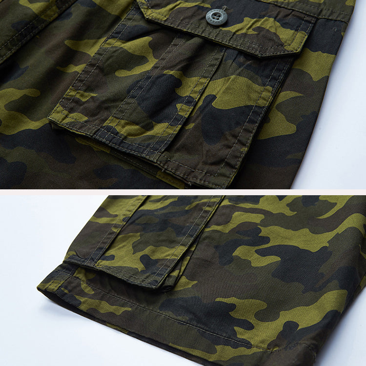DazzleSport Casual Beach Camouflage Cotton Men's Shorts