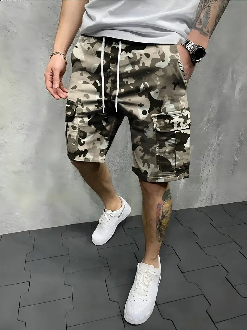 DazzleSport Camouflage Loose Large Size Casual Shorts