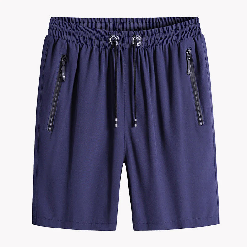 DazzleSport Men's Plus Size Ice Silk Stretch Shorts