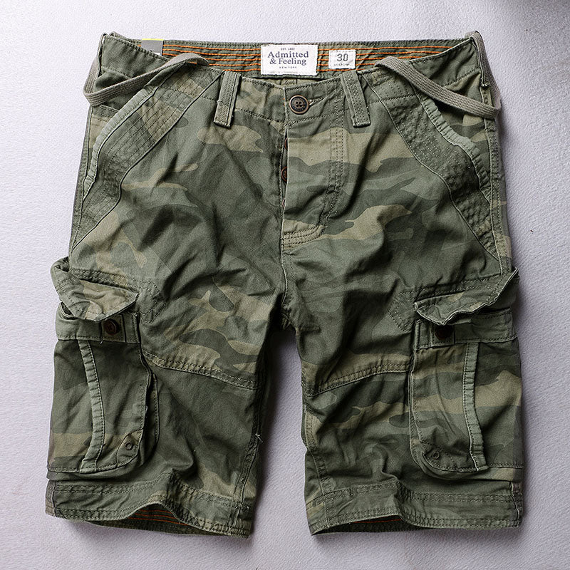 DazzleSport Casual Camo Large Pocket Men's Shorts