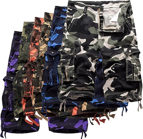 DazzleSport Outdoor Camo Cargo Shorts