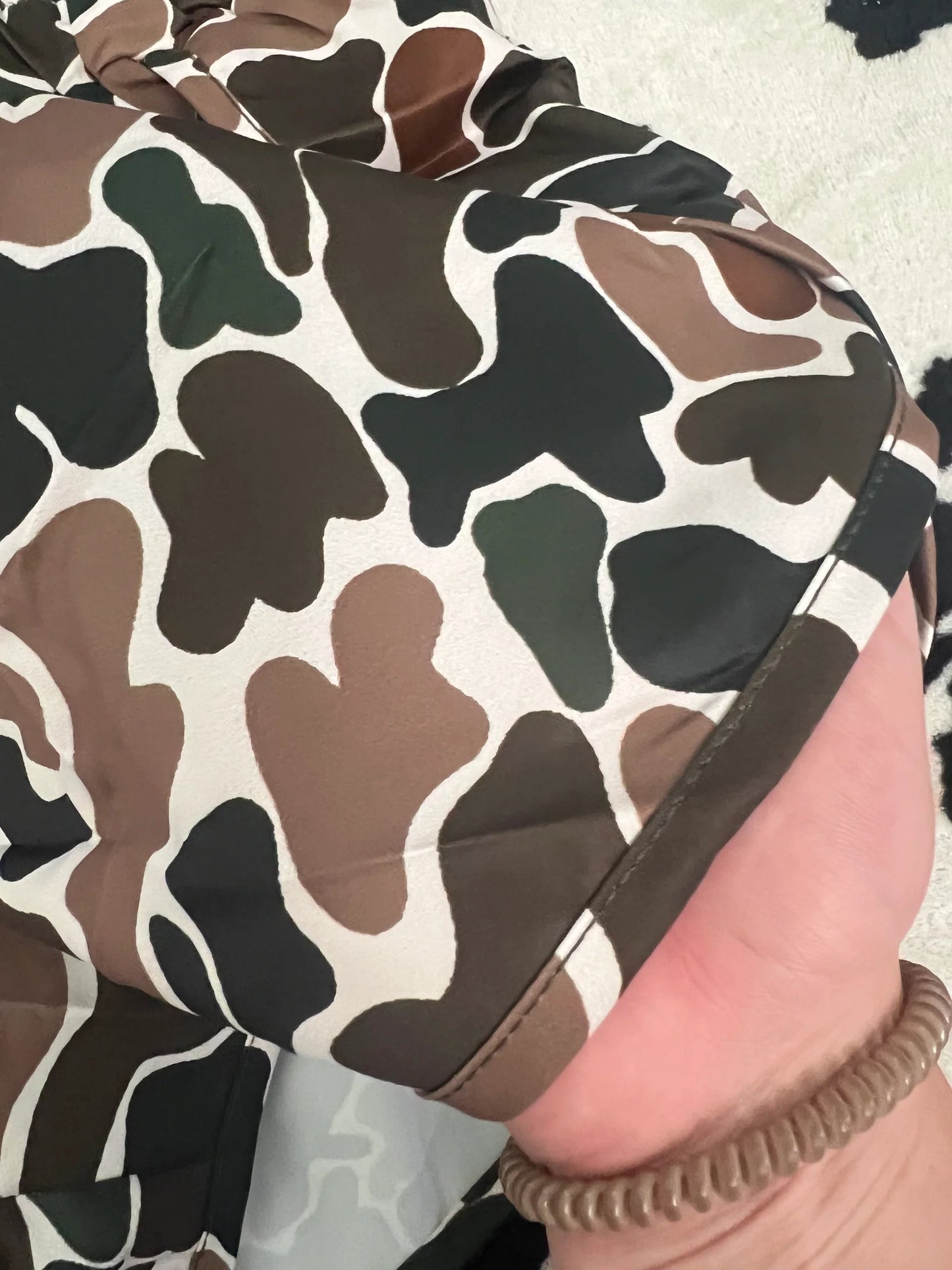 DazzleSport Old School Camo Shorts in Brown