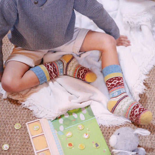 Dazzlesport™ SOFIA KIDS Socks (5 pairs) - KIDS Wool Socks