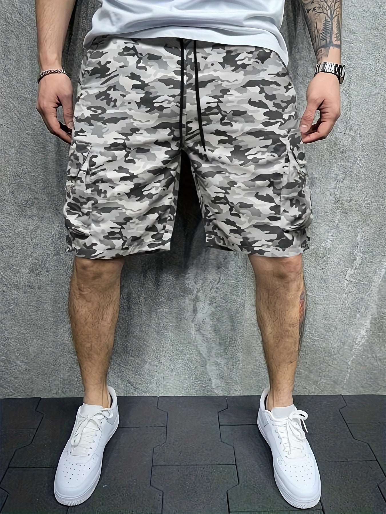 DazzleSport Camouflage Loose Large Size Casual Shorts