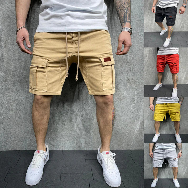 DazzleSport Casual Stretch Loose Cargo Shorts