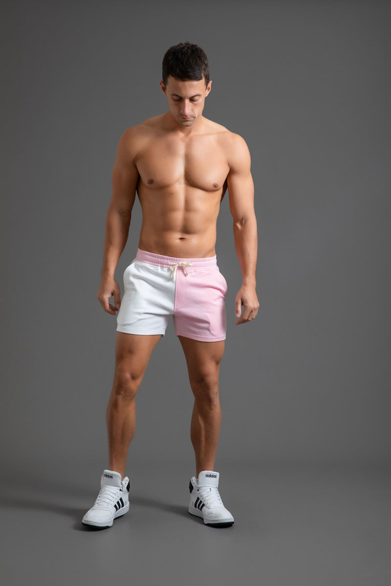 DazzleSport Men's Creative Colorblock Loose Shorts