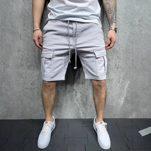 DazzleSport Casual Stretch Loose Cargo Shorts