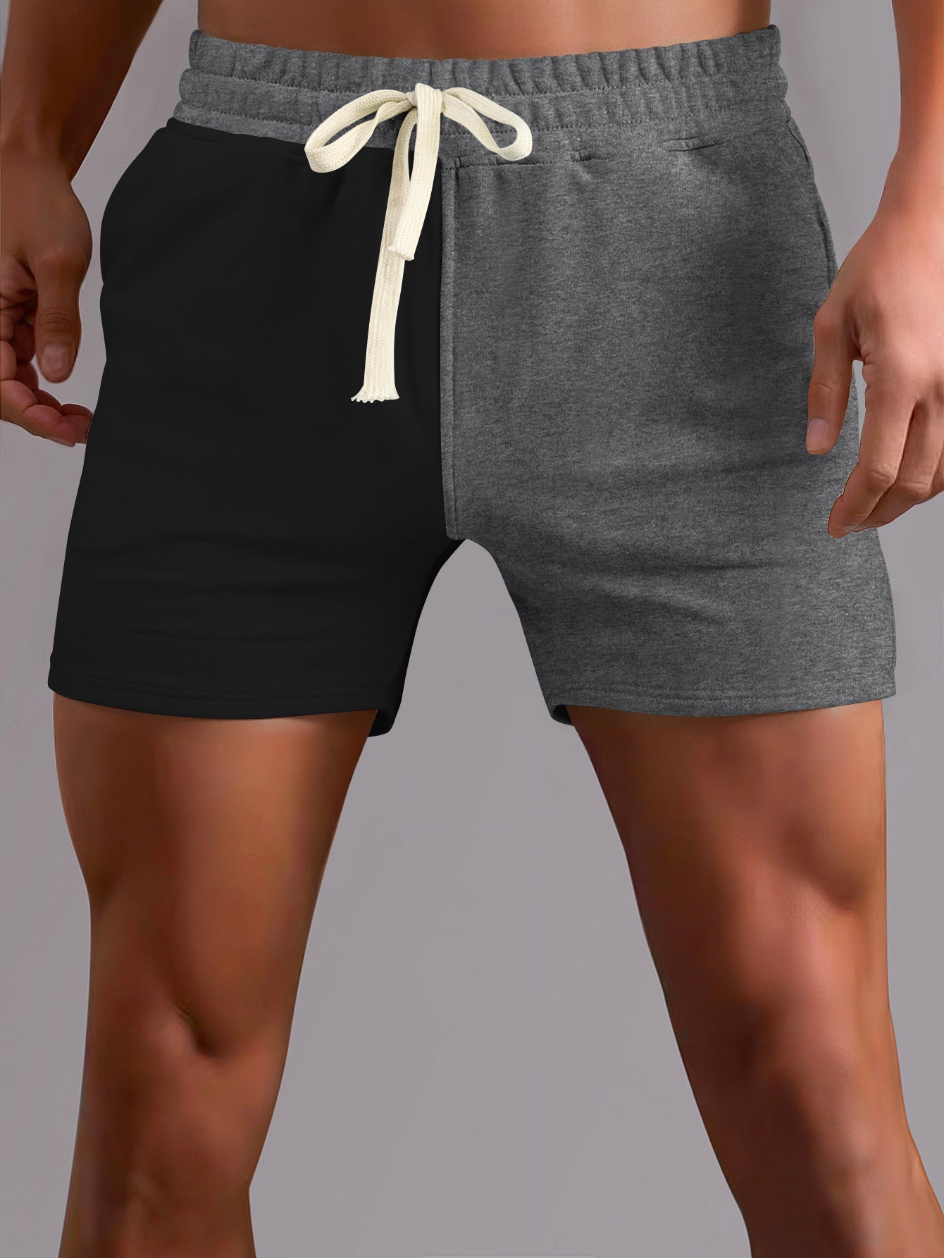 DazzleSport Men's Creative Colorblock Loose Shorts