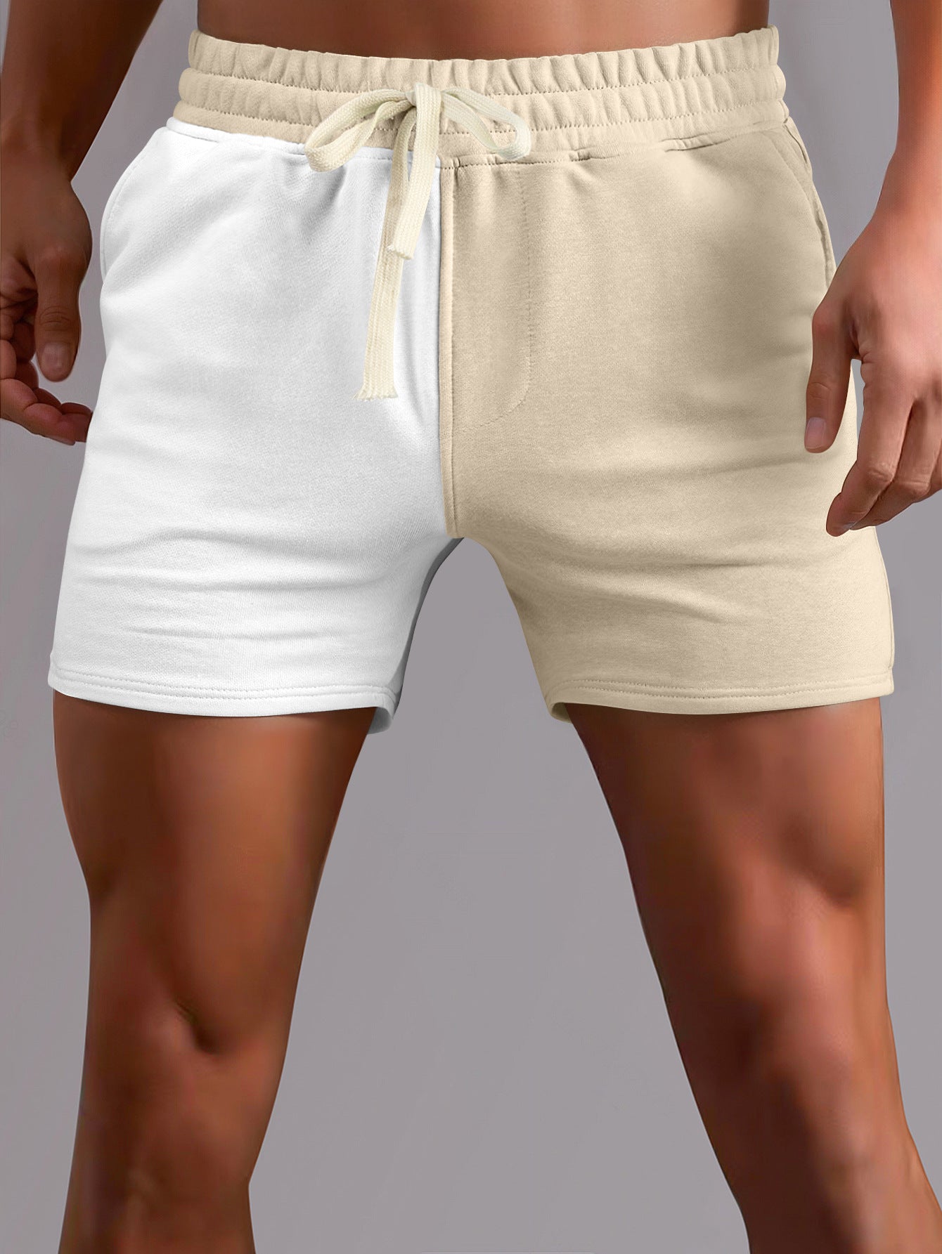 DazzleSport Men's Creative Colorblock Loose Shorts
