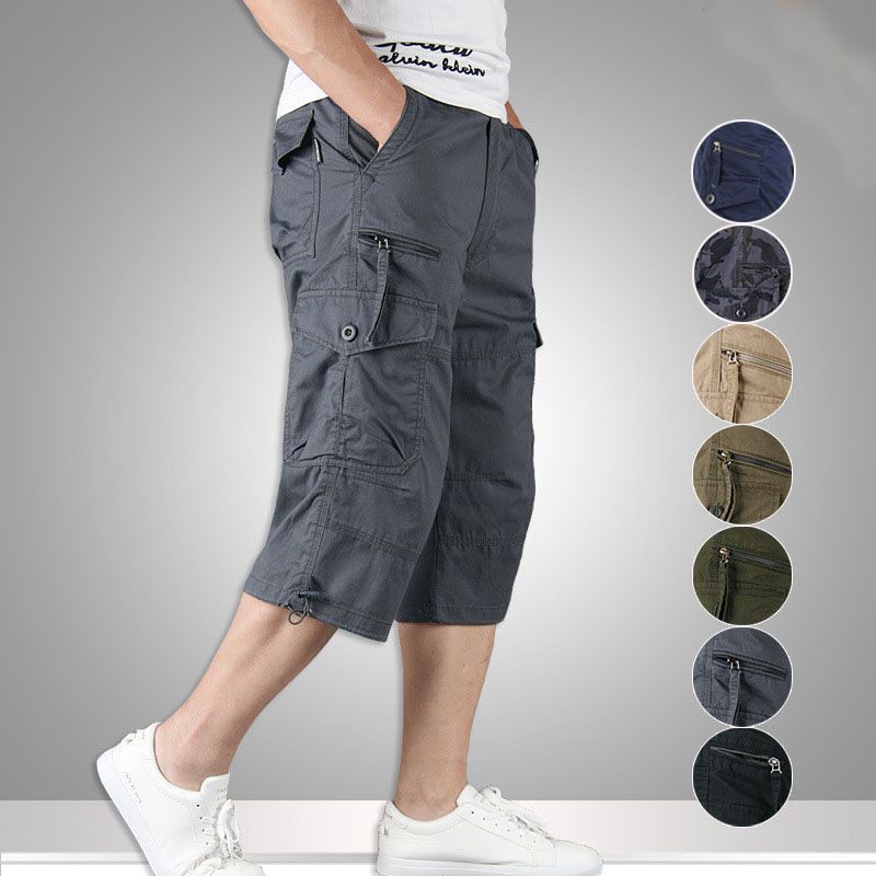 DazzleSport Men's Hiking Shorts 3/4 Quick-Dry Cargo Shorts