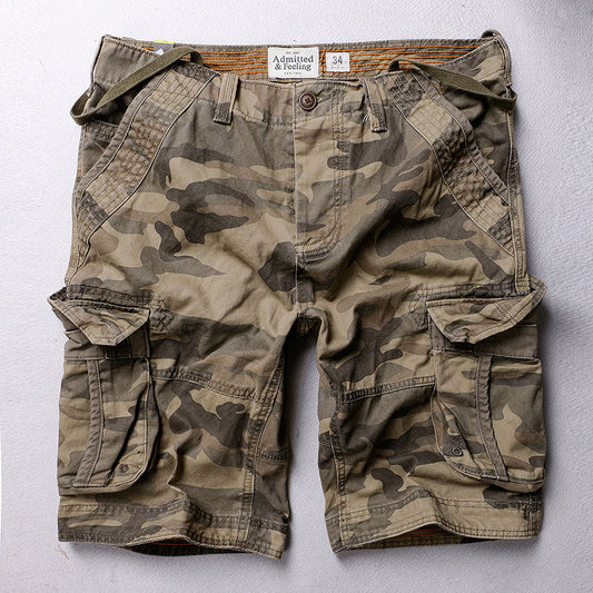 DazzleSport Casual Camo Large Pocket Men's Shorts