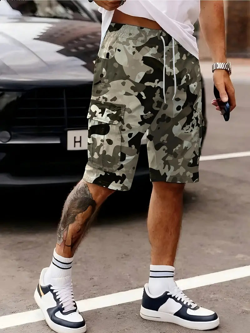 DazzleSport Camouflage Loose Large Size Casual Shorts