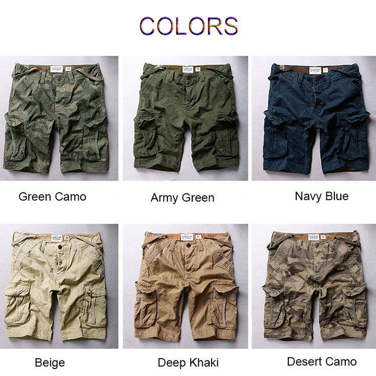 DazzleSport Casual Camo Large Pocket Men's Shorts
