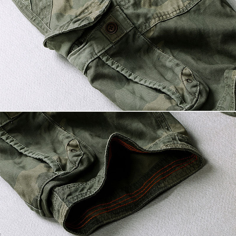 DazzleSport Casual Camo Large Pocket Men's Shorts