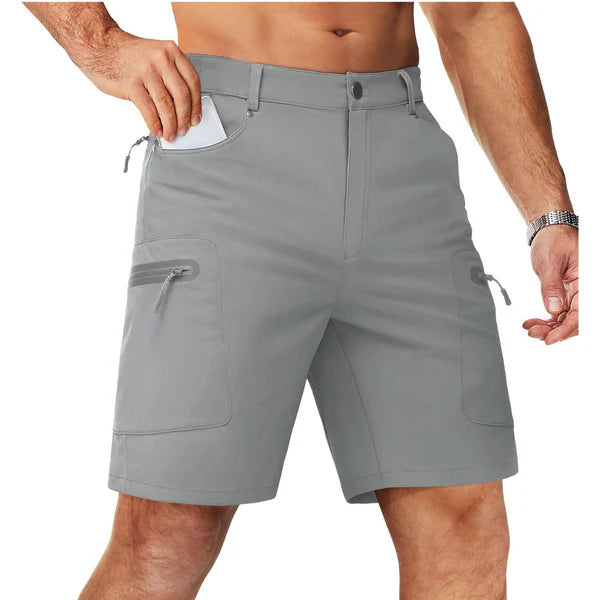 DazzleSport Men's Hiking Cargo Shorts with Zipper Pockets