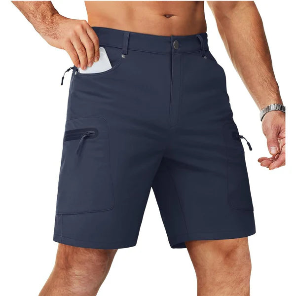DazzleSport Men's Hiking Cargo Shorts with Zipper Pockets