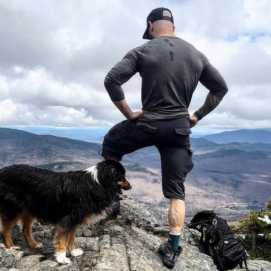 DazzleSport Men's Hiking Shorts 3/4 Quick-Dry Cargo Shorts