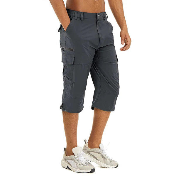 DazzleSport Men's Hiking Shorts 3/4 Quick-Dry Cargo Shorts