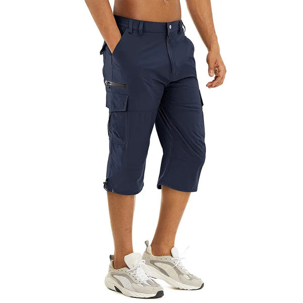 DazzleSport Men's Hiking Shorts 3/4 Quick-Dry Cargo Shorts