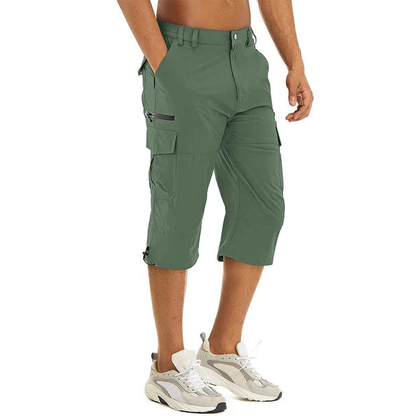 DazzleSport Men's Hiking Shorts 3/4 Quick-Dry Cargo Shorts