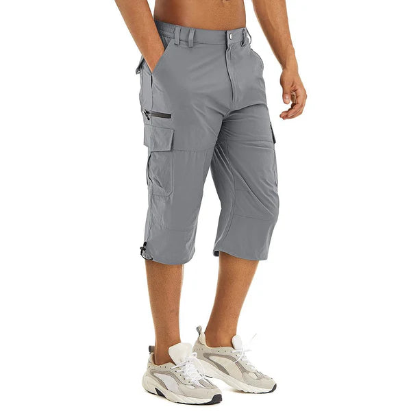 DazzleSport Men's Hiking Shorts 3/4 Quick-Dry Cargo Shorts