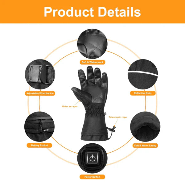 Dazzlesport™ Rechargeable Heated Gloves