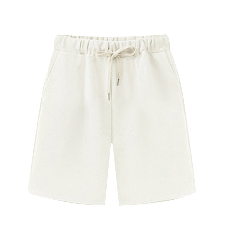 DazzleSport women's Casual Soft Solid Drawstring Shorts