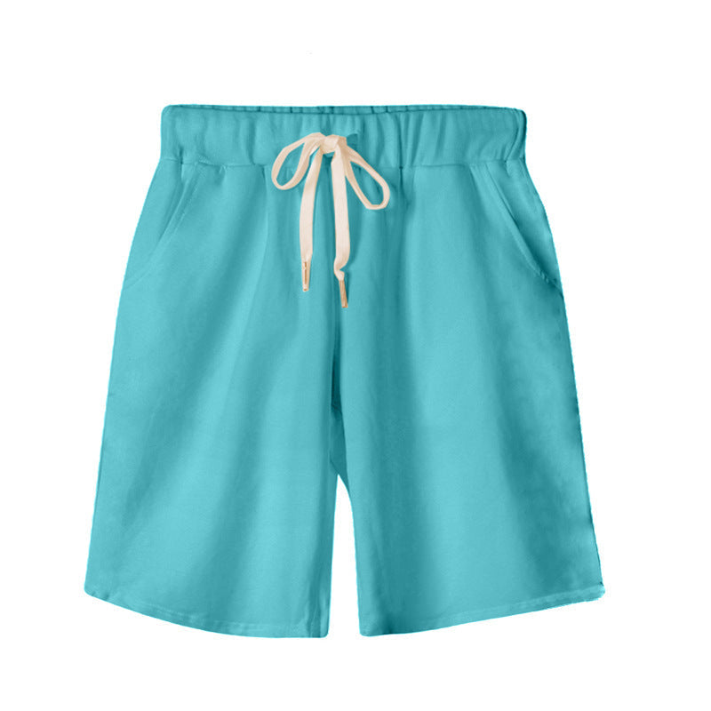 DazzleSport women's Casual Soft Solid Drawstring Shorts