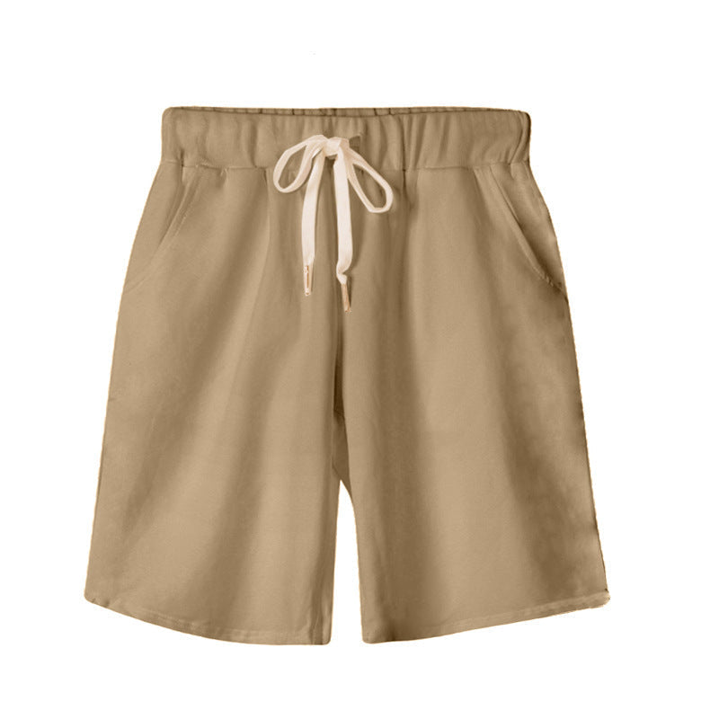 DazzleSport women's Casual Soft Solid Drawstring Shorts