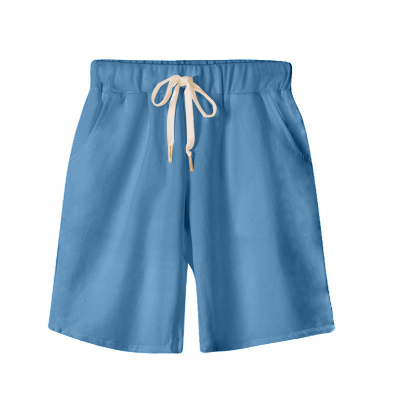 DazzleSport women's Casual Soft Solid Drawstring Shorts