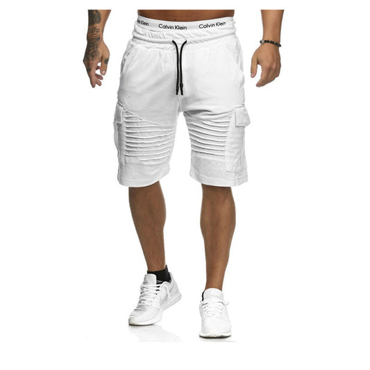 DazzleSport Men's Basic Daily Solid Colored Drawstring Shorts- Buy 2 Get Free Shipping