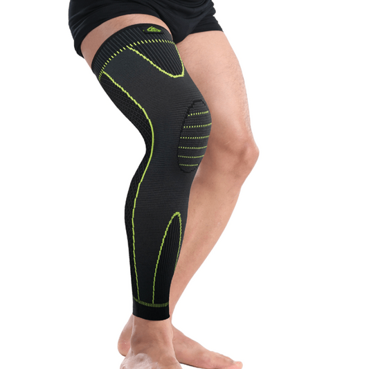 Compression Leg Sleeve Knee Support Stabilizer Long Brace upliftex