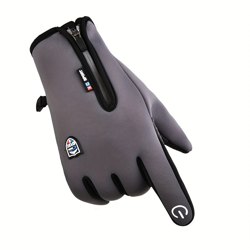 Dazzlesport™ Outdoor Sports Gloves Short Plus Velvet Windproof Waterproof